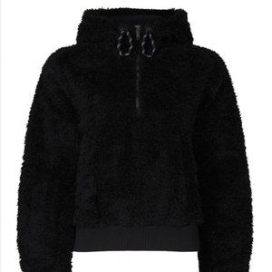 Lululemon Oh So Sherpa Half Zip Black Hoodie Jacket